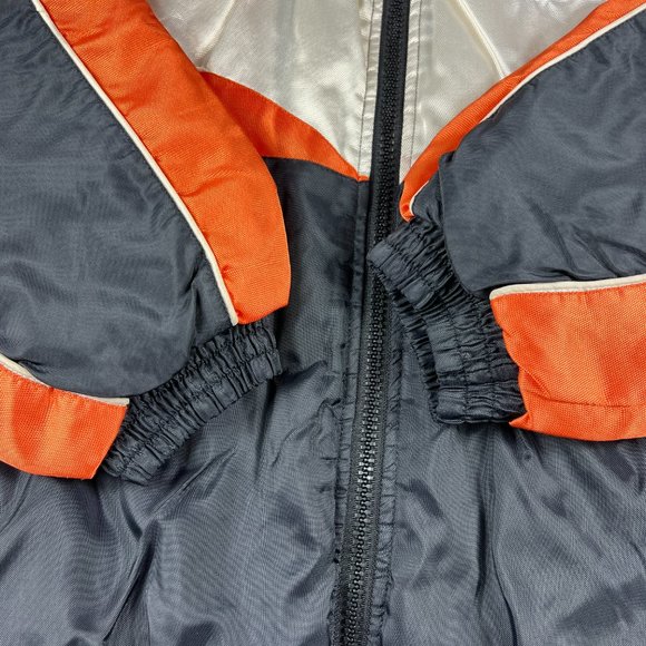 VTG Pro Player Philadelphia Flyer Jacket Adult Extra Large Black Full Zip Puffer - Picture 3 of 16